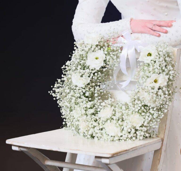 חנות פרחים סחלבים בשילוב לדים